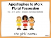 Apostrophes to Mark Plural Possession - Year 3 and 4 Teaching Resources (slide 1/26)